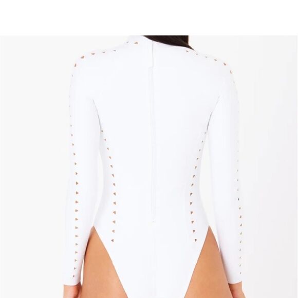 NWT Gigi C Laurel Cutout Scuba Surfsuit One Piece Swimsuit XS - Picture 6 of 12